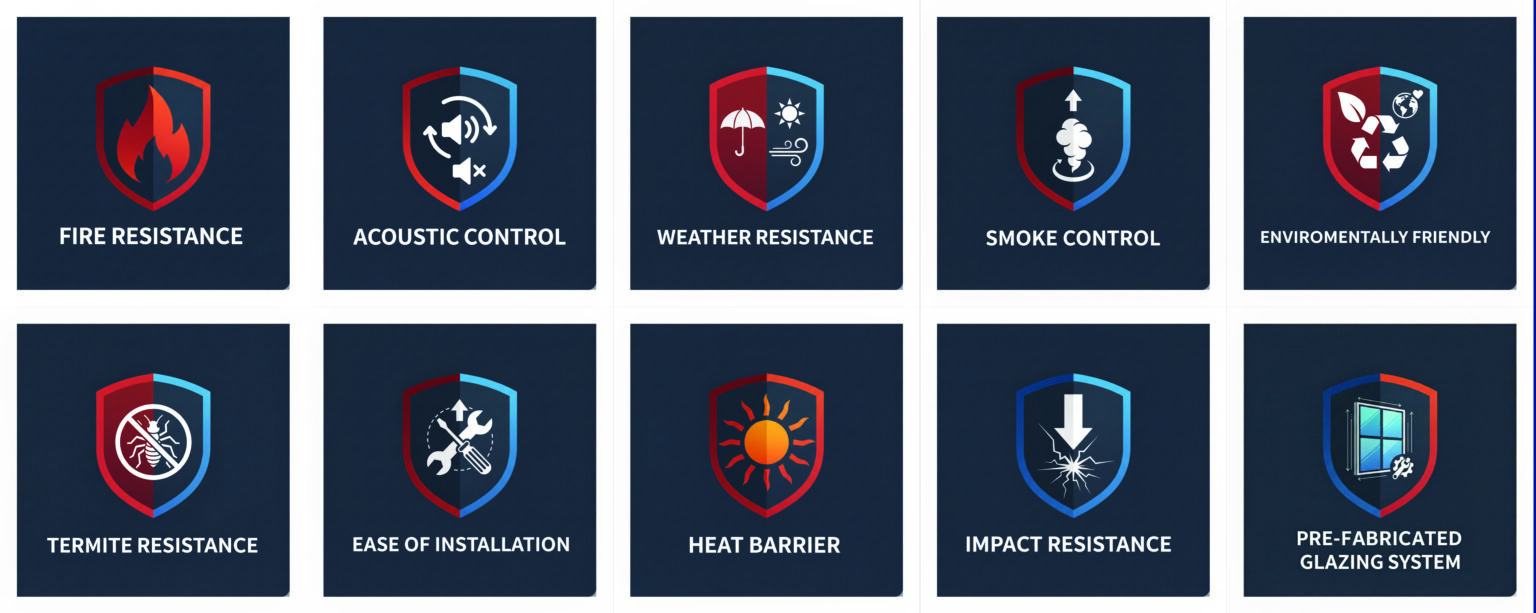 Pyrofire – Fire Resistant Glass & Glazing System